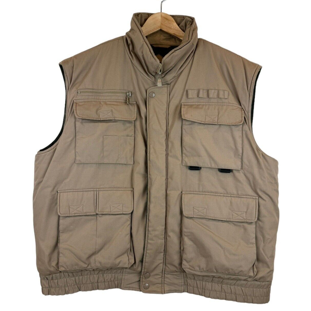 Renegade Hunting Vest Men's 3XL Flannel Lined Clip Pockets Shell Loop‎